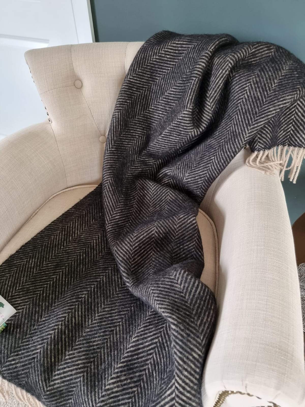 Forager Herringbone Blanket - Vintage