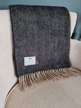 Forager Herringbone Blanket - Vintage