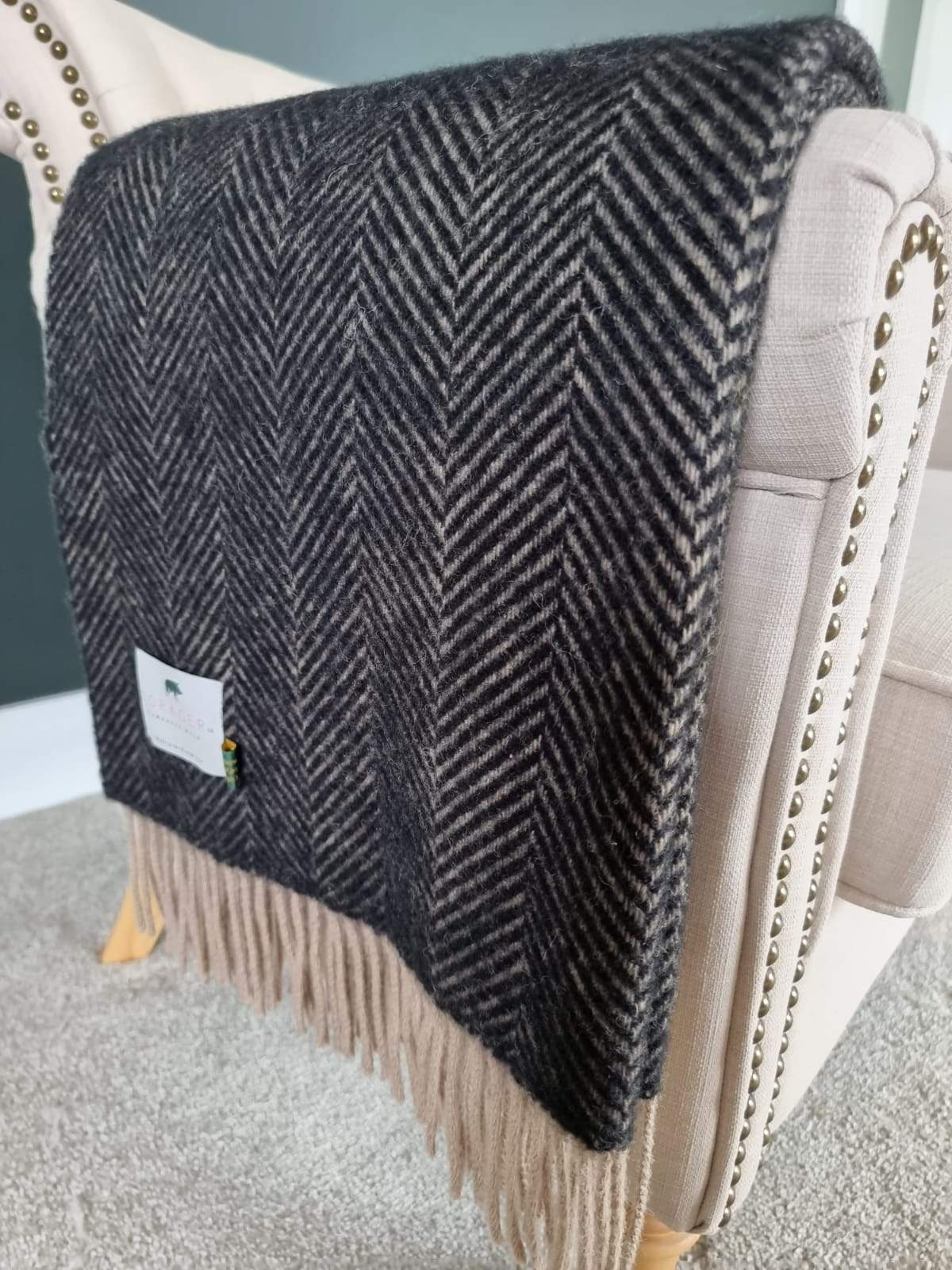 Forager Herringbone Blanket - Vintage