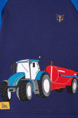 Lighthouse Jack Boys Sweat - Blue Tractor Slurry
