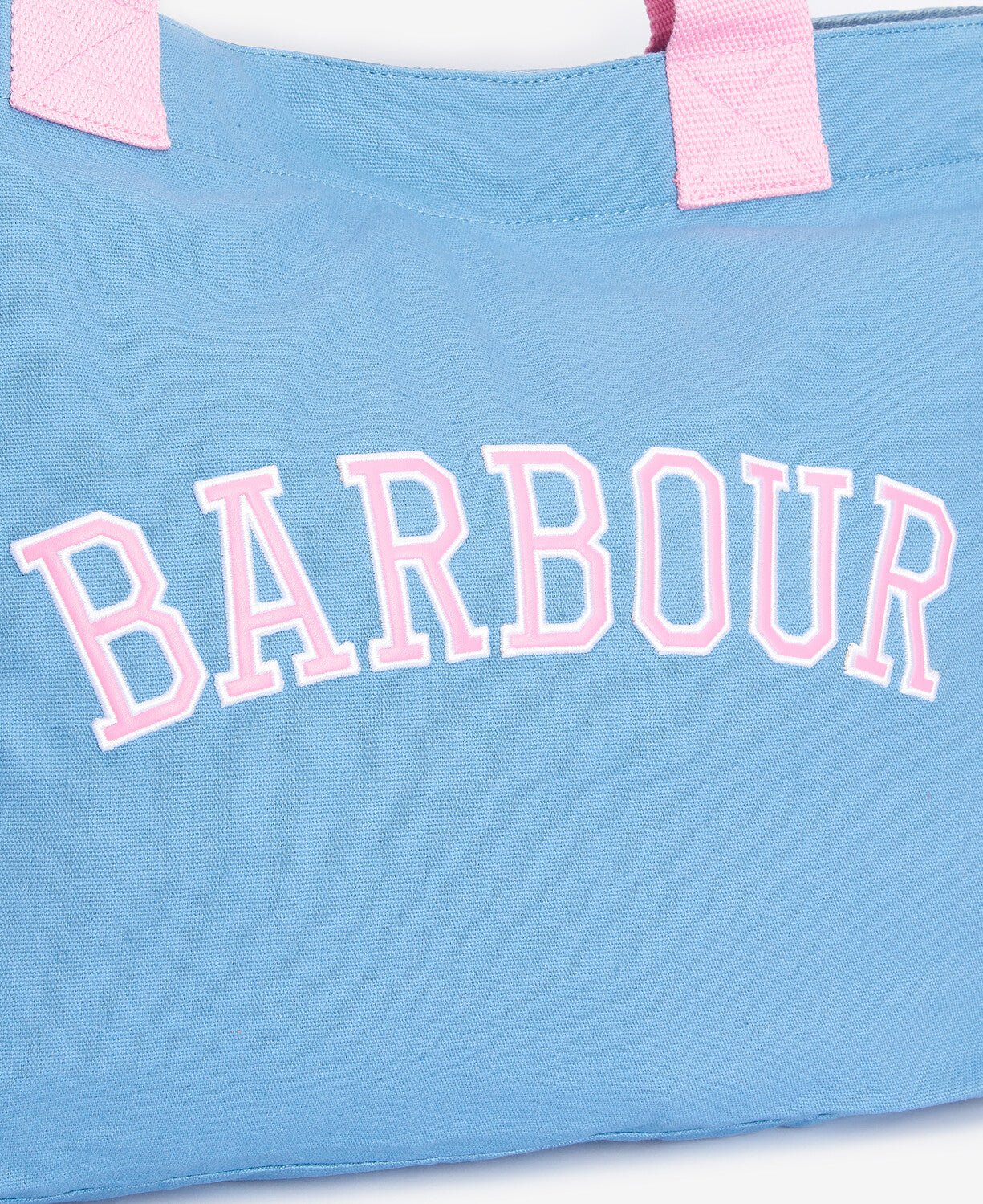 Barbour Logo Holiday Tote Bag - Chambray Blue
