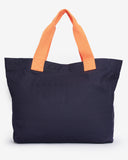 Barbour Logo Holiday Tote Bag - Navy