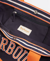 Barbour Logo Holiday Tote Bag - Navy