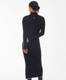Barbour Bordley Midi Knit Dress - Black