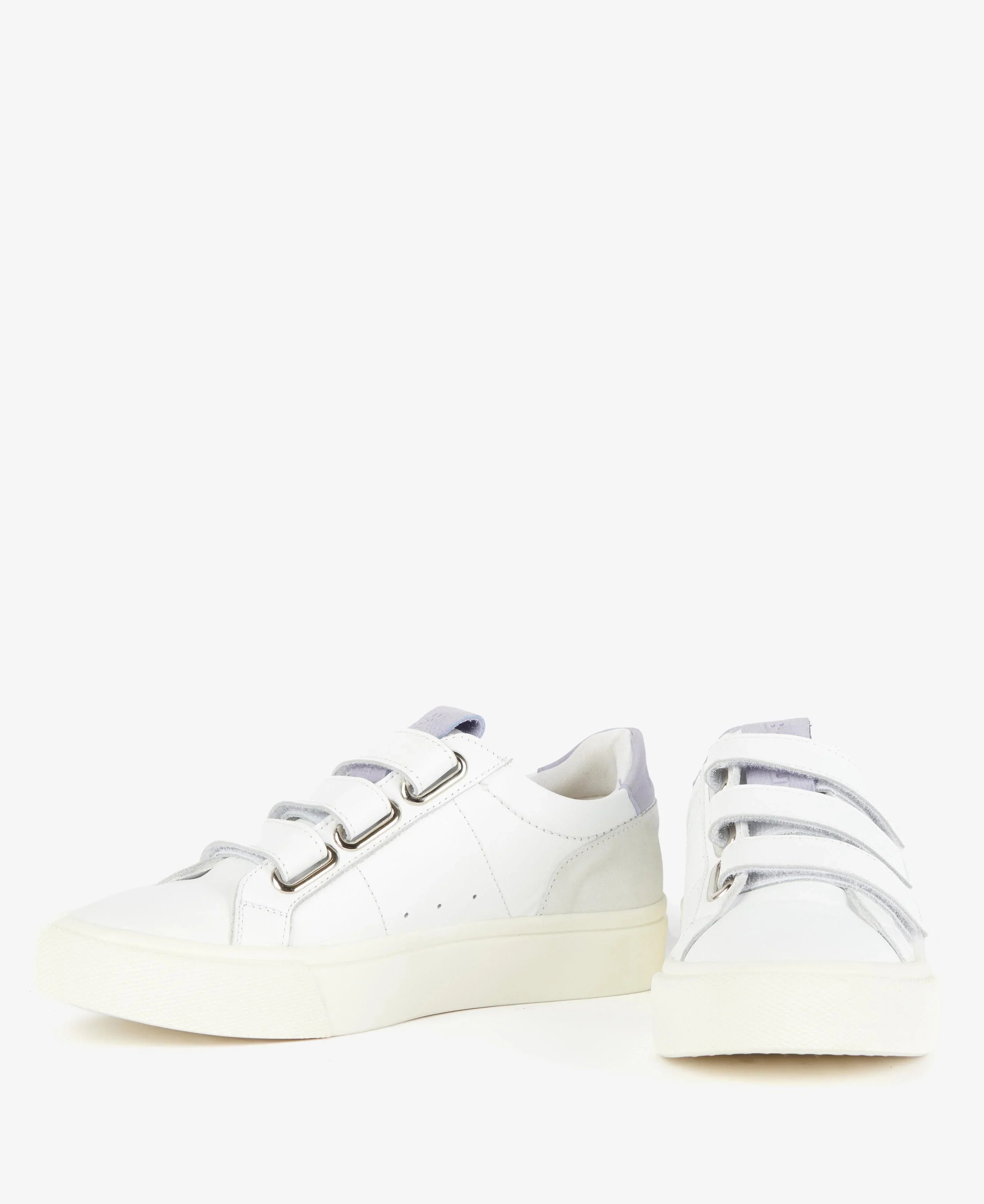 Barbour Georgie Trainers - White/Lavender