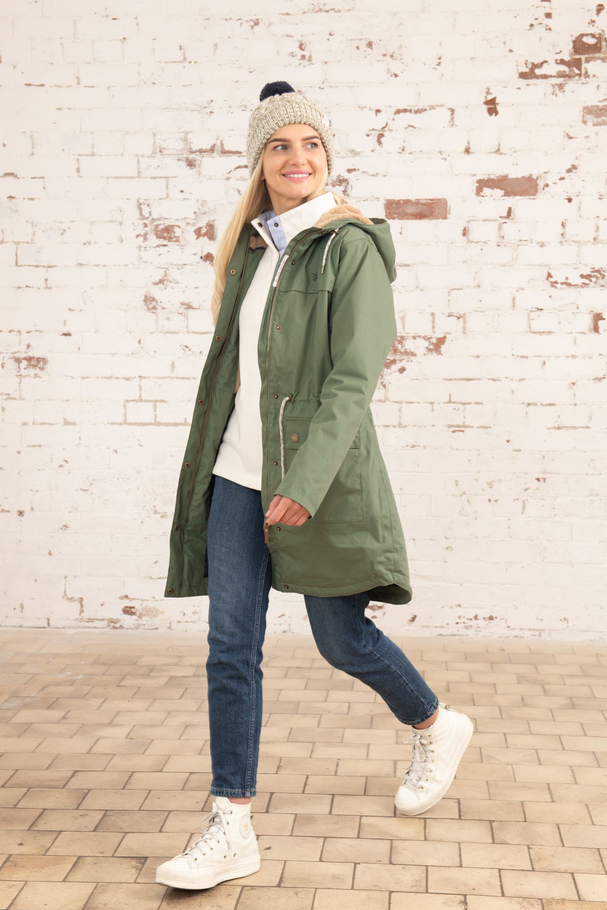 Lighthouse Isobel Ladies Coat - Khaki