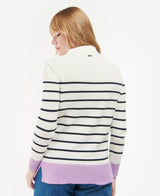 Barbour Stripe Guernsey Knit Sweater - Off White