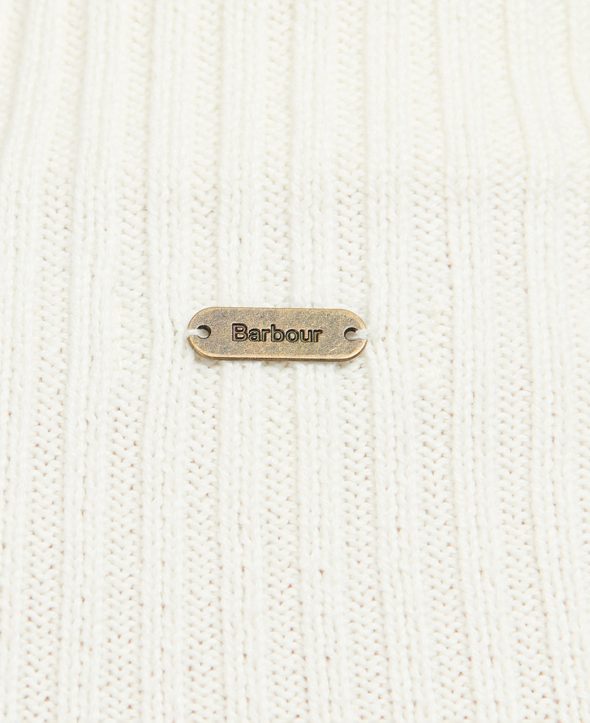 Barbour Stripe Guernsey Knit Sweater - Off White