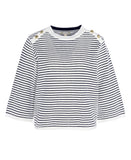 Barbour Macy Knitted Jumper - Antique White Stripe