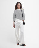 Barbour Macy Knitted Jumper - Antique White Stripe