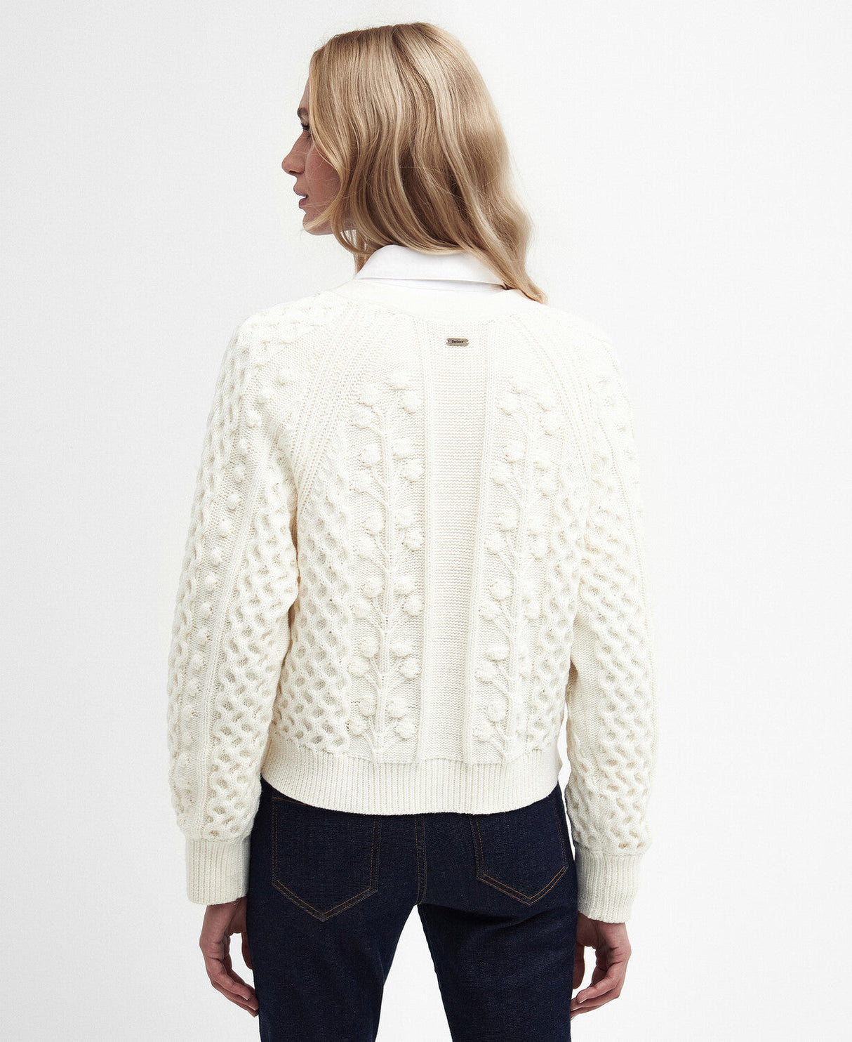 Barbour Wallflower Knitted Cardigan - Aran