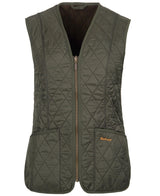 Barbour Betty Fleece Waistcoat/Zip In Liner - Dark Olive