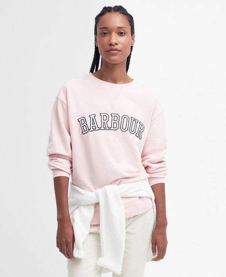 Barbour Northumberland Sweatshirt - Shell Pink