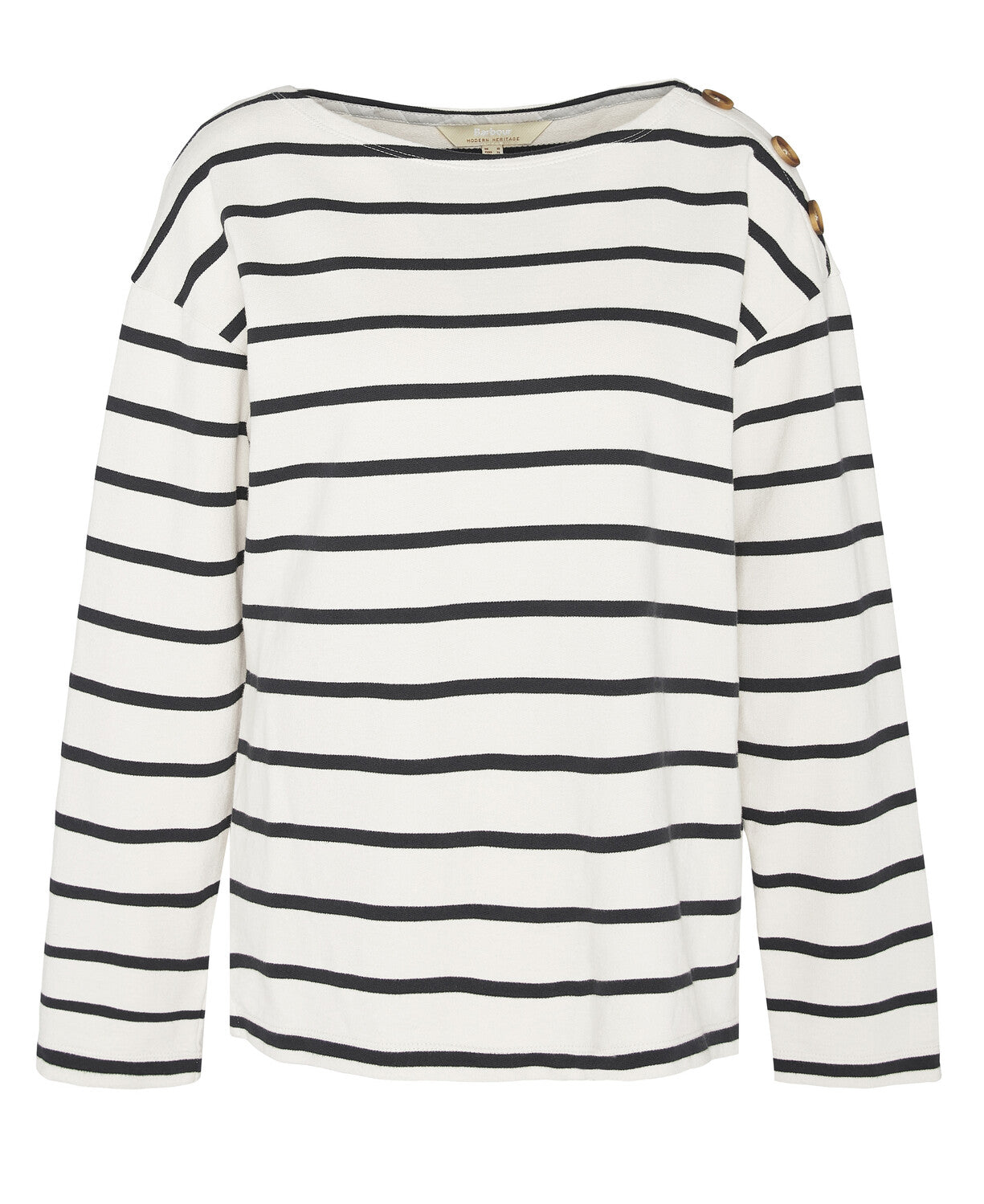 Barbour Caroline Sweatshirt - Antique White Stripe