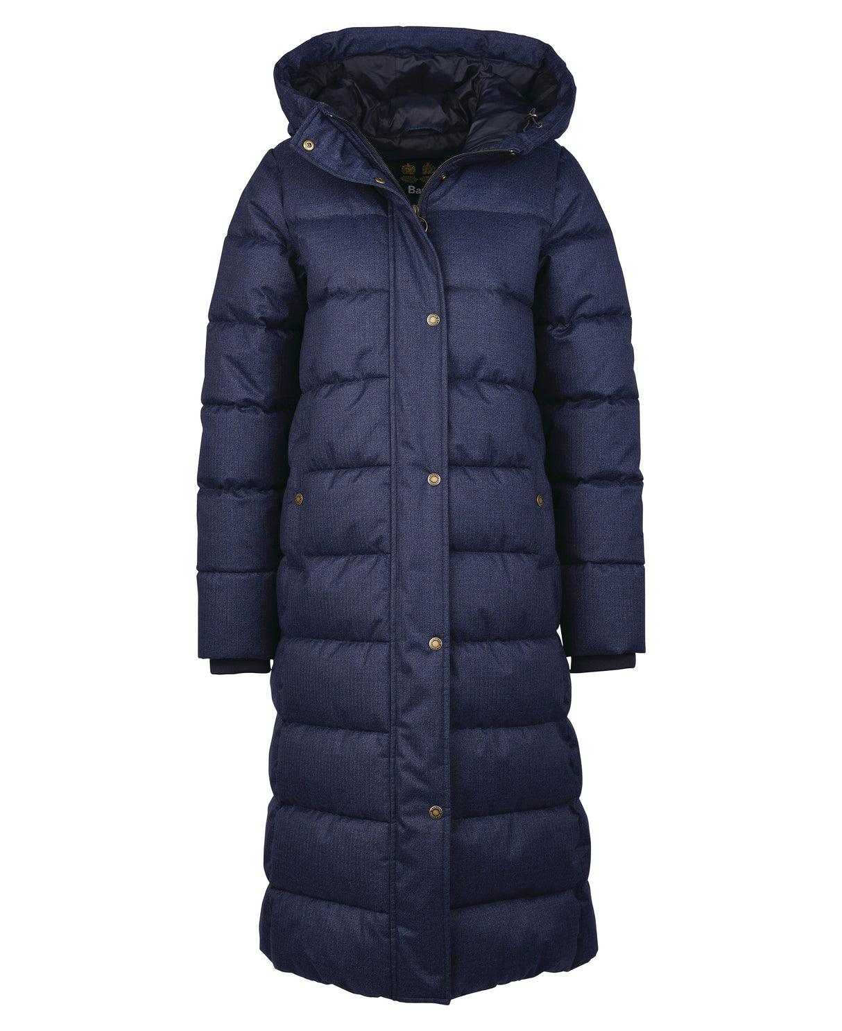 Barbour Musk Quilted Jacket - Navy Herringbone