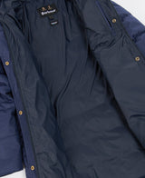 Barbour Musk Quilted Jacket - Navy Herringbone