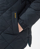Barbour Reversible Hudswell Quilt Jacket - Black/Black/Sage Tartan