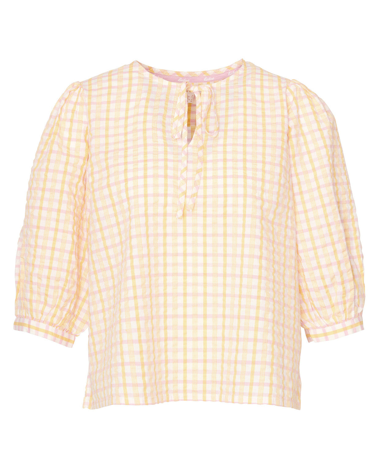 Barbour Belmont Top - Mallow Pink Check