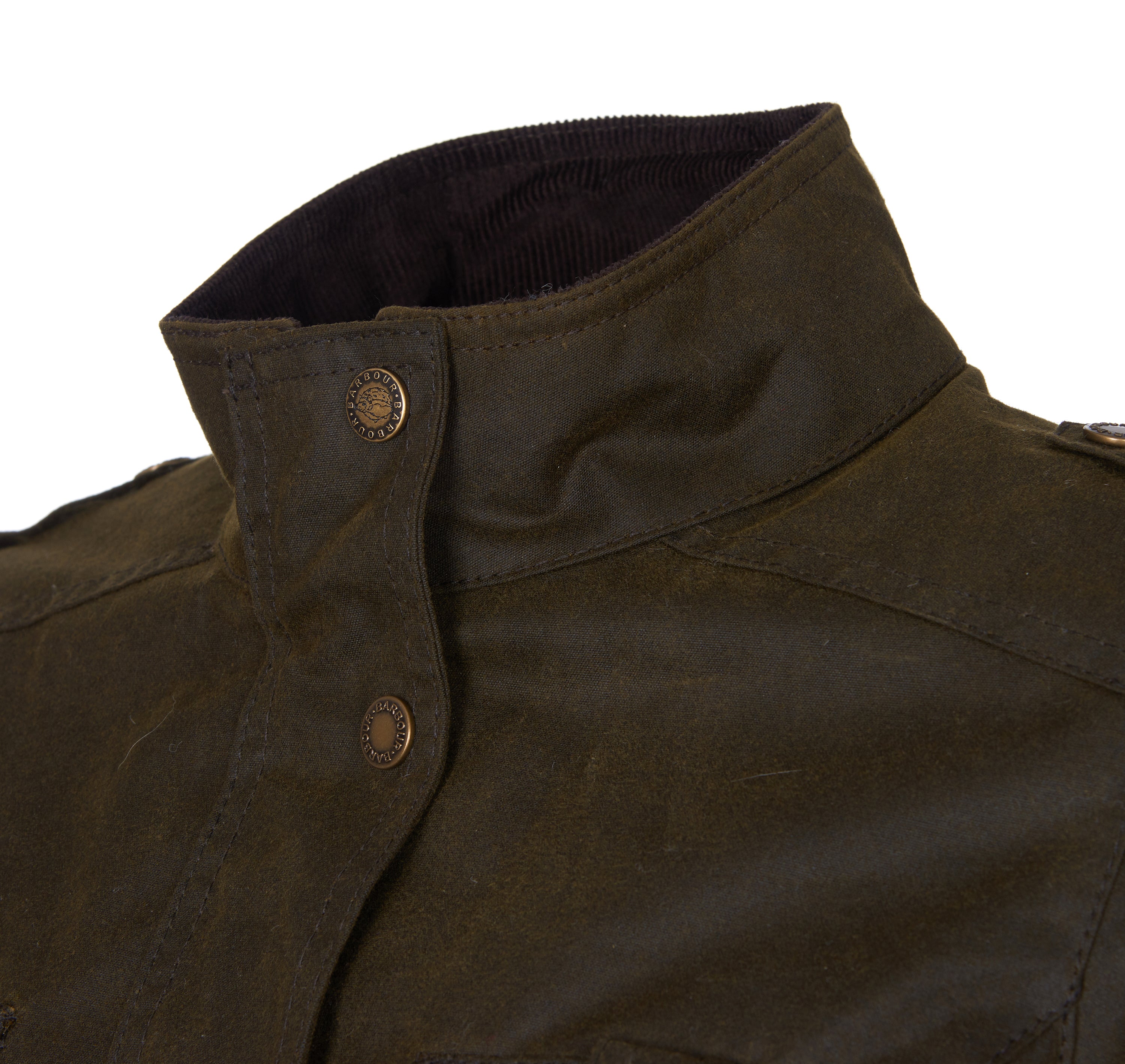 Barbour Winter Defence Wax Jacket - Olive