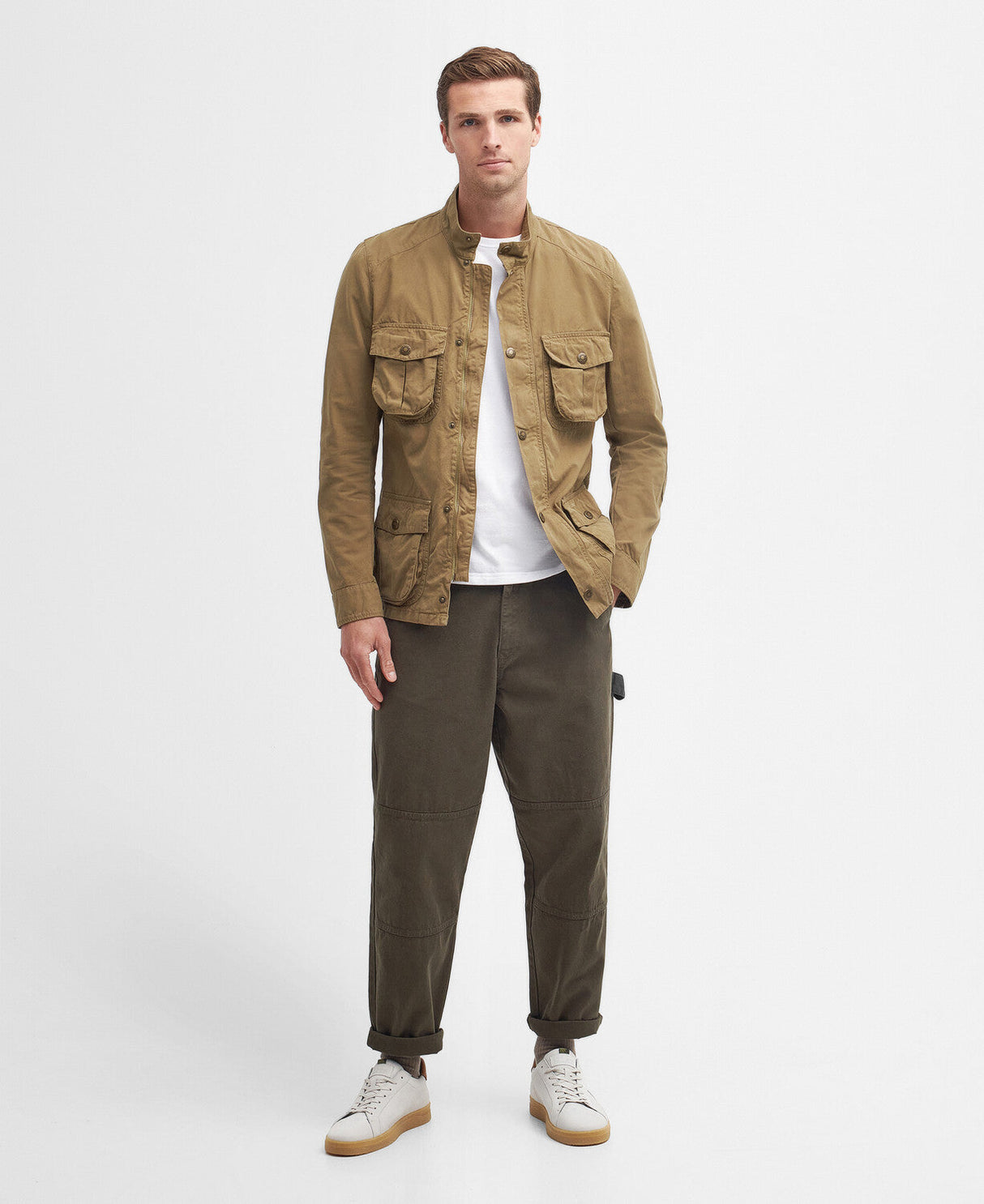 Barbour Corbridge Casual Jacket - Bleached Olive