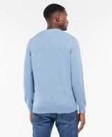Barbour Pima Cotton Crew - Dark Chambray