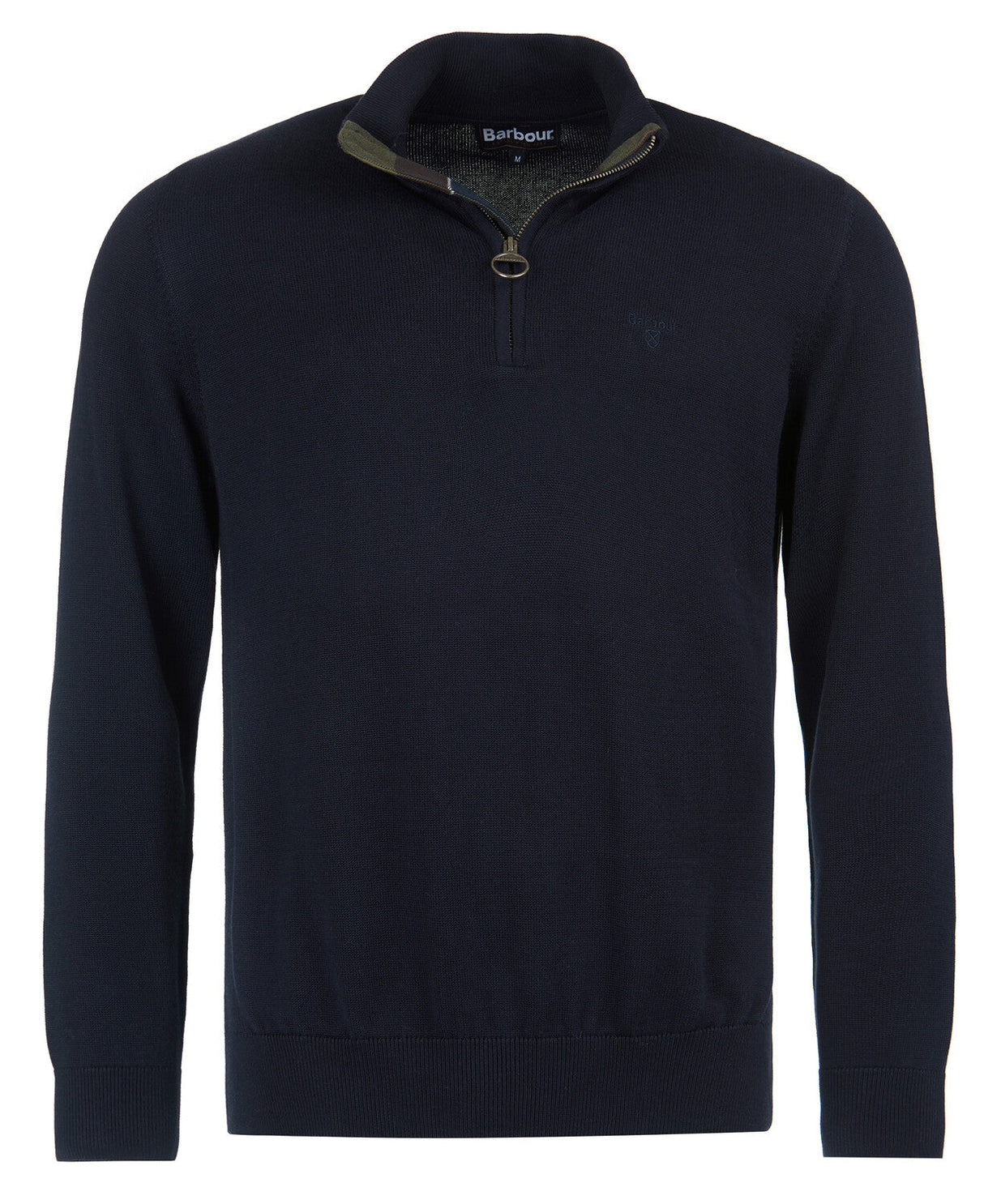 Barbour Cotton Half Zip - Navy