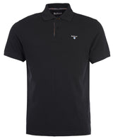 Barbour Tartan Pique Polo - Black/Modern