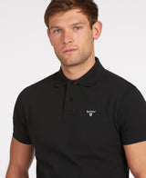 Barbour Tartan Pique Polo - Black/Modern