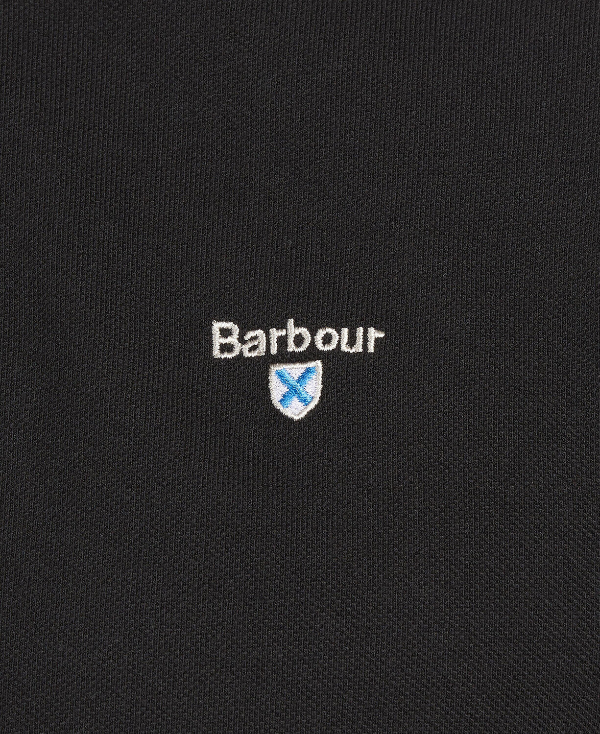 Barbour Tartan Pique Polo - Black/Modern