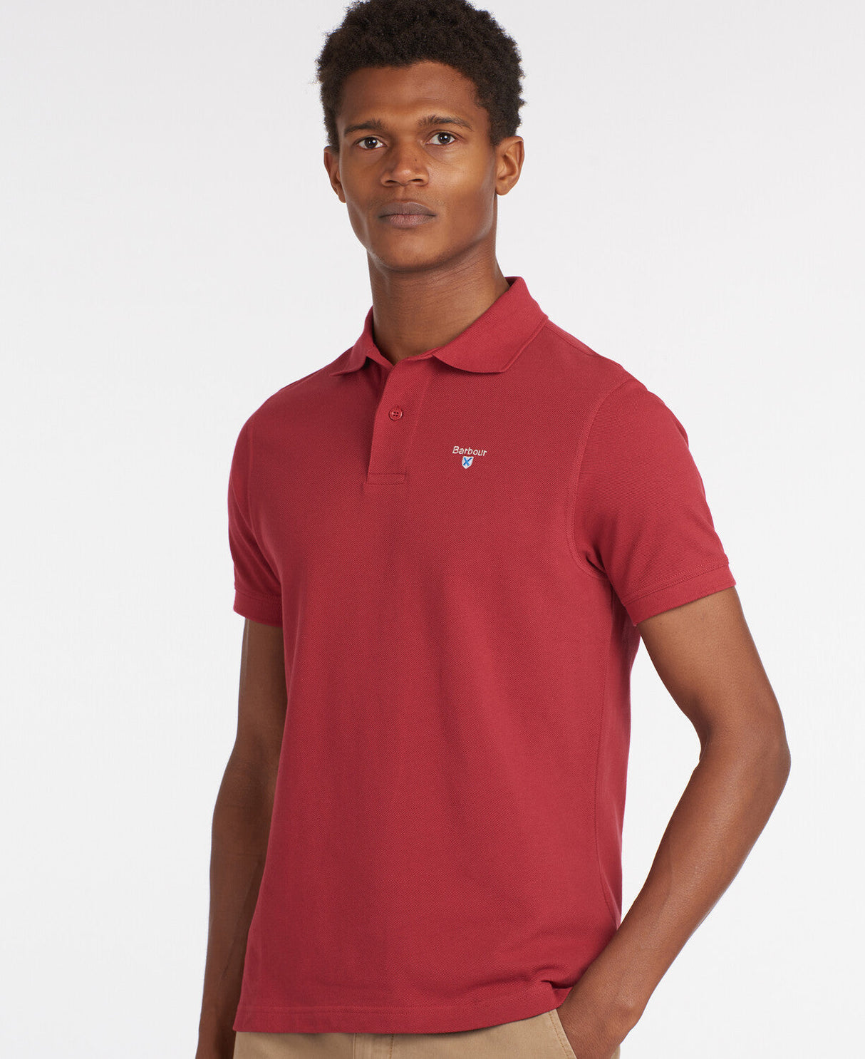 Barbour Sports Polo - Biking Red