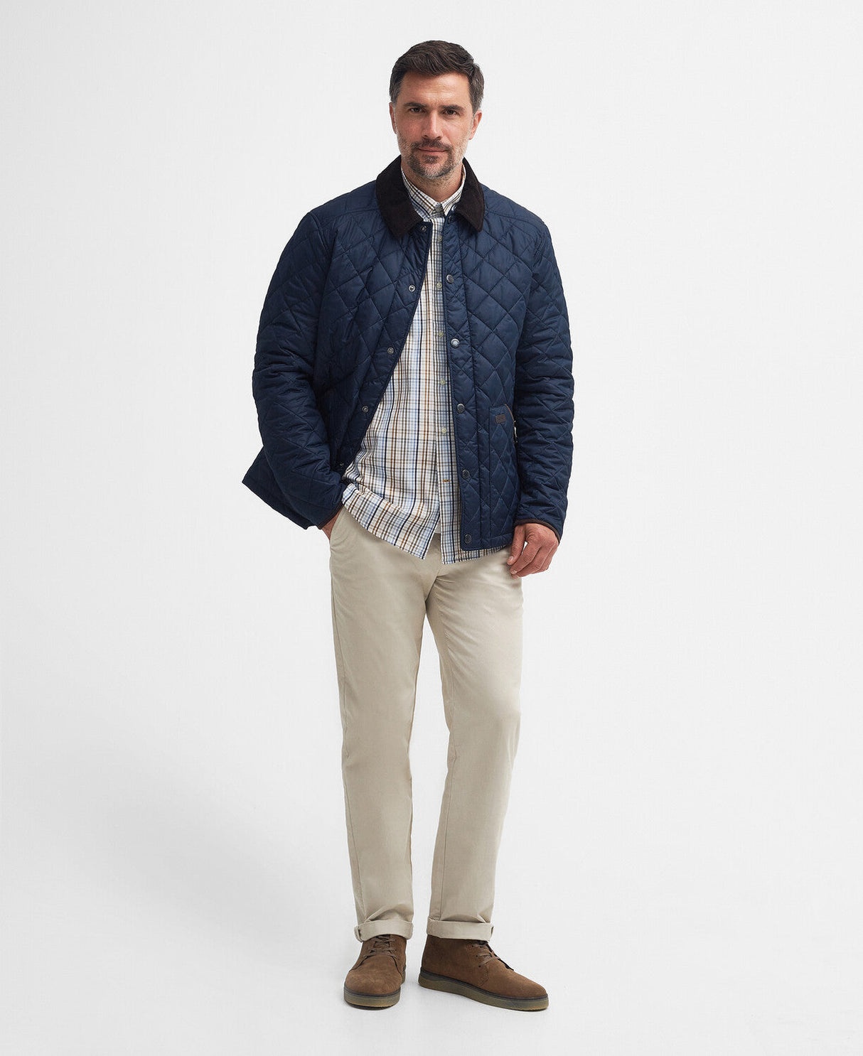 Barbour Thornley Quilt Jacket - Navy