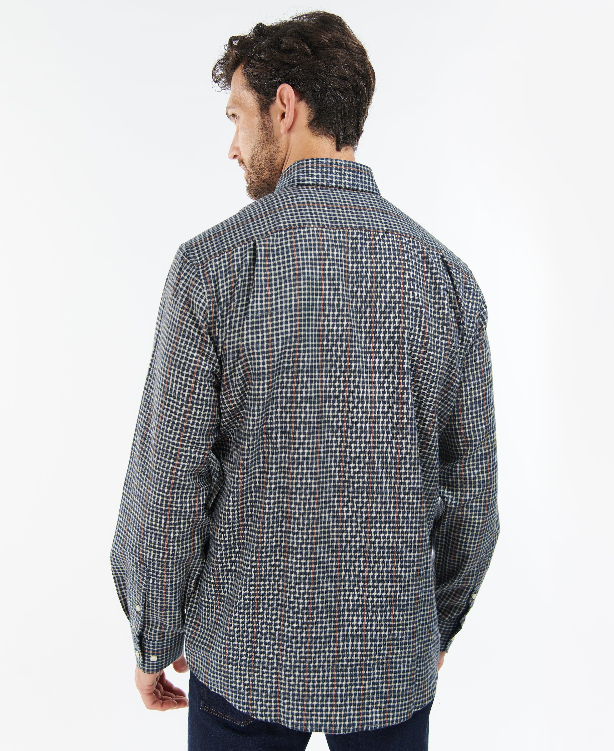 Barbour Henderson Thermo Weave Shirt - Navy