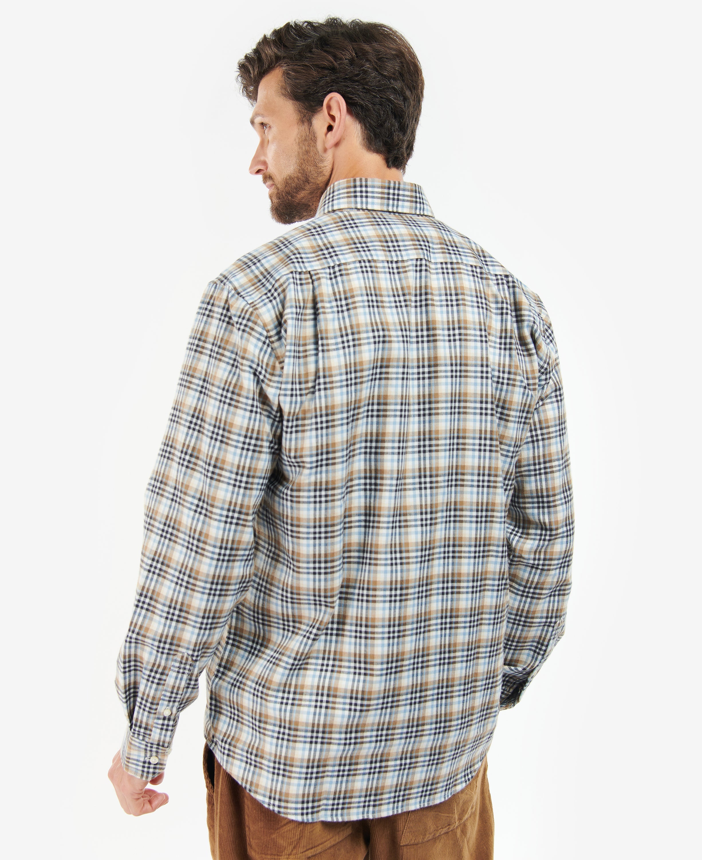 Barbour Eastwood Thermo Weave Shirt - Stone