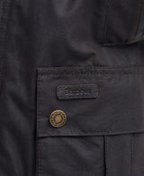 Barbour Halton Wax Jacket - Rustic Brown