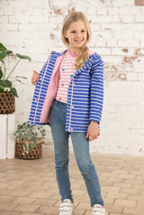 Lighthouse Olivia Girls Coat - Parma Stripe