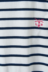 Lighthouse Penelope Playsuit - Cloud Stripe
