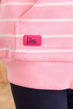 Lighthouse Ava Full Zip - Blush Pink Stripe