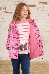 Lighthouse Olivia Girls Coat - Blush Pink Farm