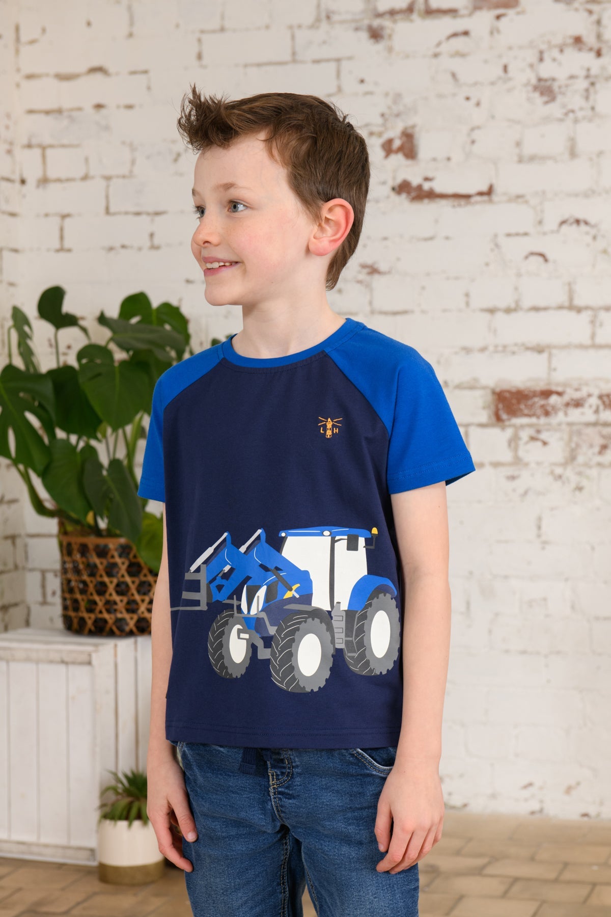 Lighthouse Mason T Shirt - Blue Frontloader