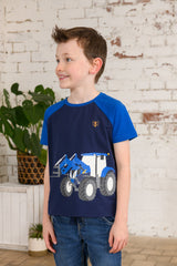 Lighthouse Mason T Shirt - Blue Frontloader