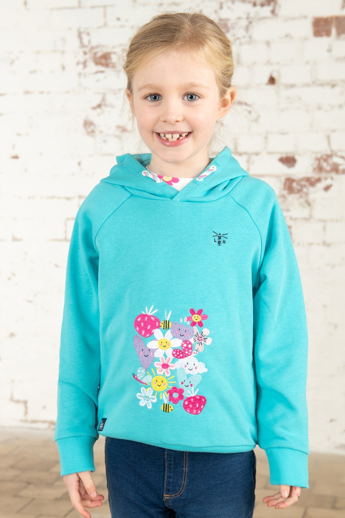 Lighthouse Jessie Girls Sweat - Turquoise