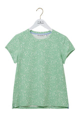 Lighthouse Causeway T-Shirt - Soft Green Floral