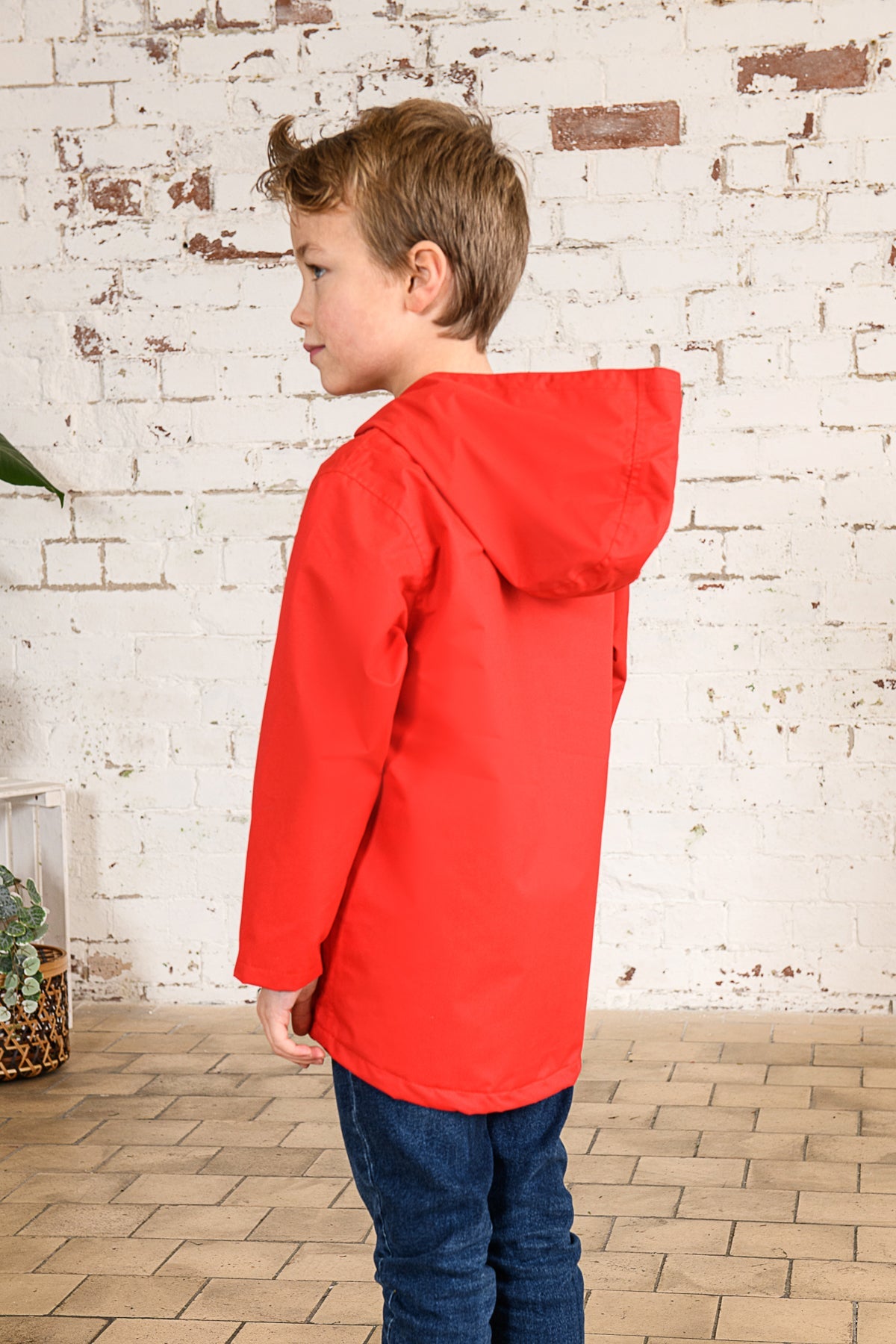 Lighthouse Ethan Boys Coat - Red