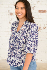 Lighthouse Ladies Lola Blouse - Indigo Daisy