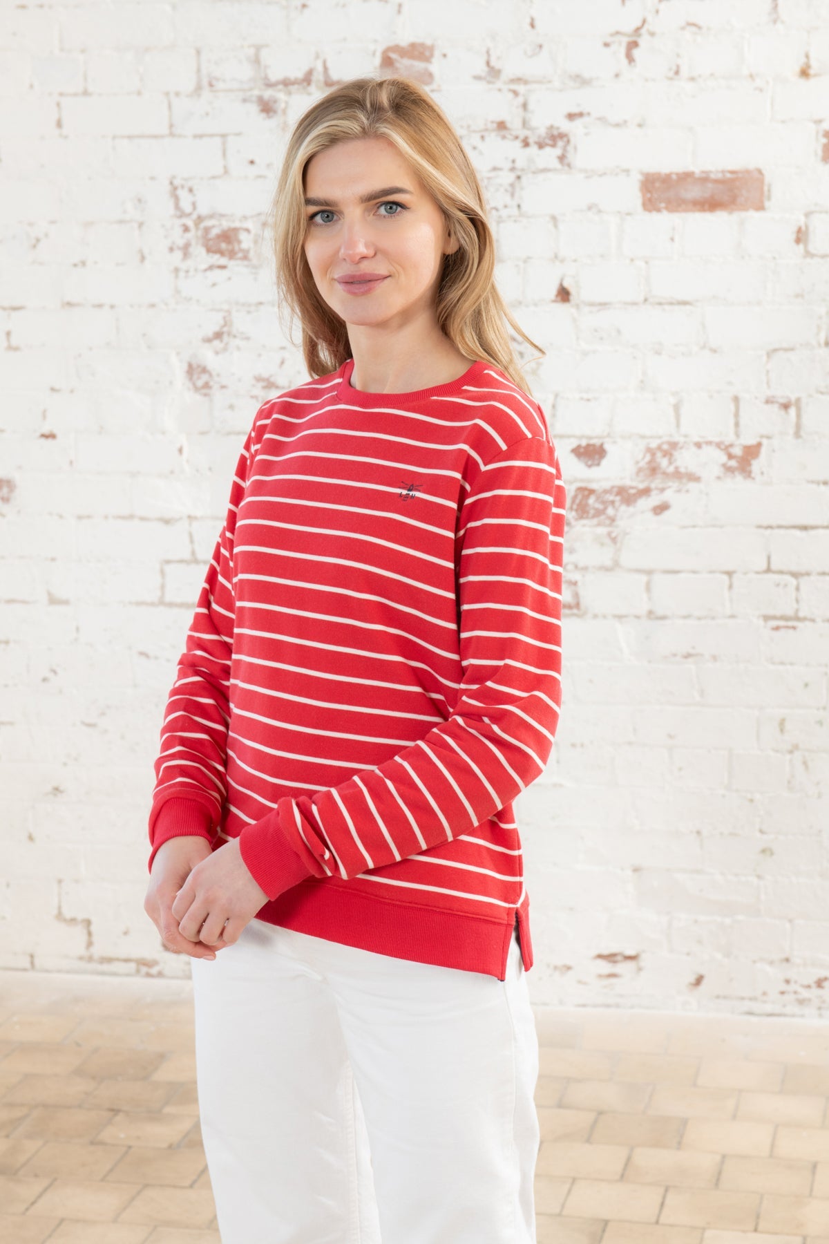 Lighthouse Ladies Seaside Jersey - Poppy Stripe