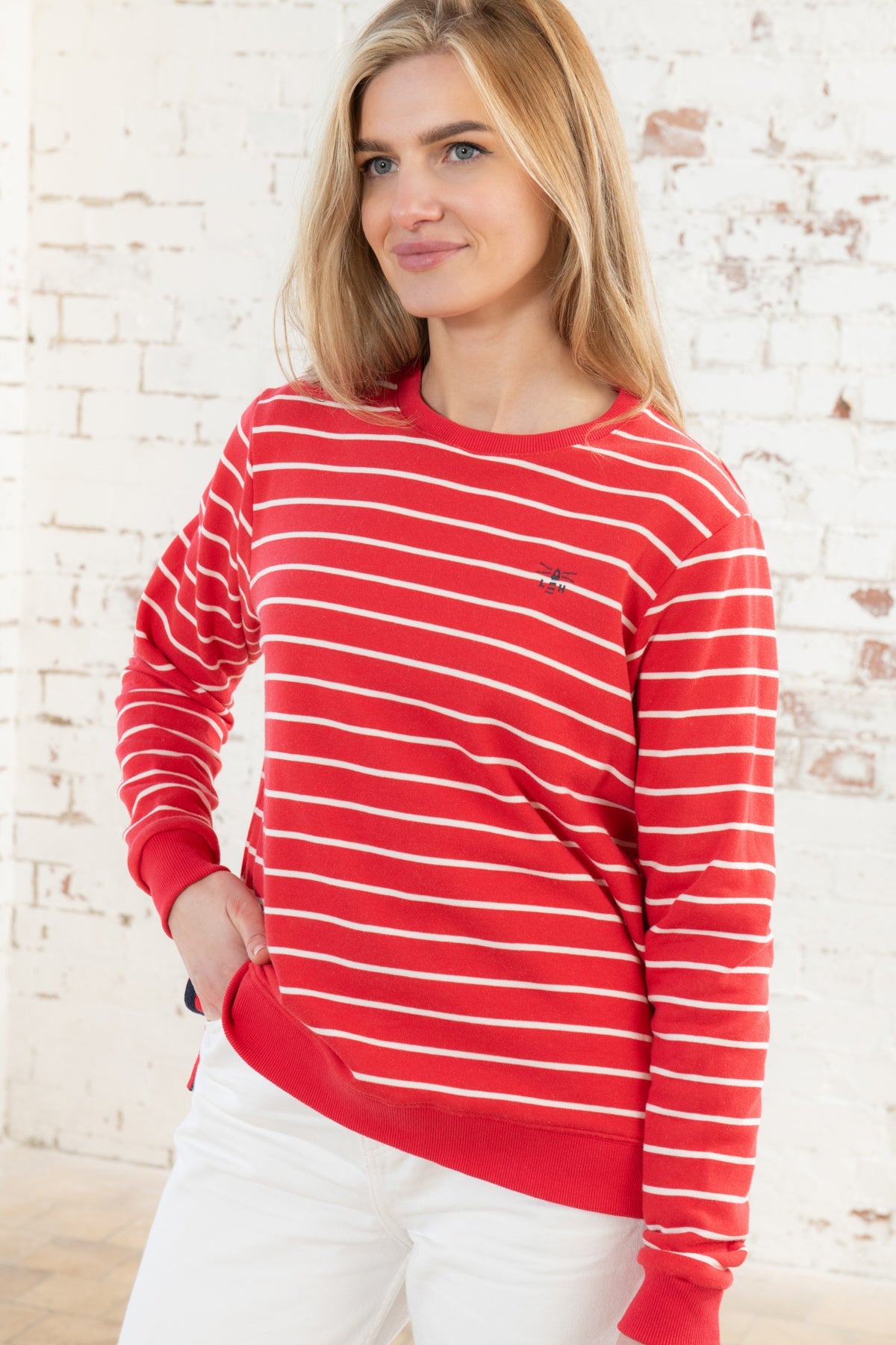 Lighthouse Ladies Seaside Jersey - Poppy Stripe