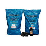 2x Charcoal (12kg Bags) and 1x Lighter Fluid (1 Litre)