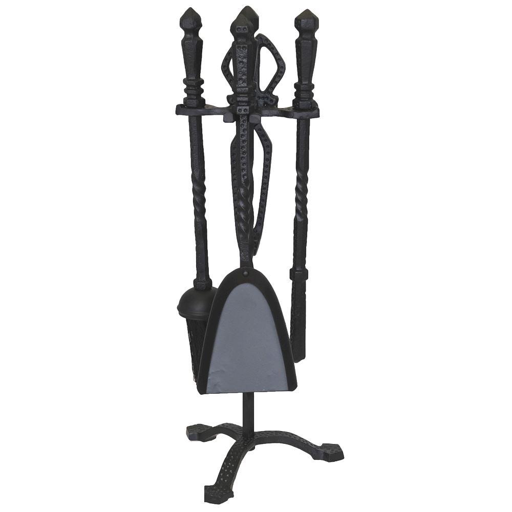 Black Gothic Fireside Companion Set