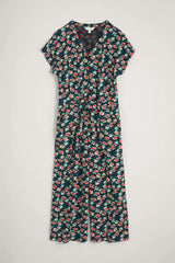 Seasalt Rose Trellis Jumpsuit - Crocus Onyx