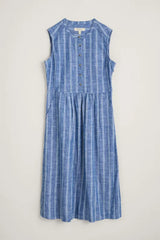 Seasalt Creek Cottage Dress-Chesil Stripe 
Marine